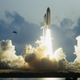 The first flight of Space Shuttle Endeavour, May 7, 1992,